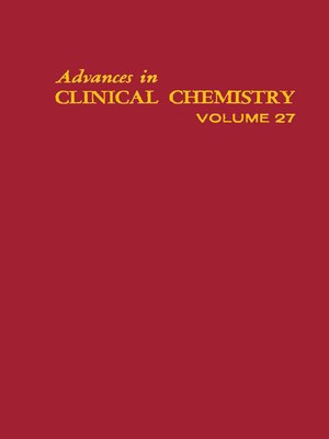 cover image of Advances in Clinical Chemistry